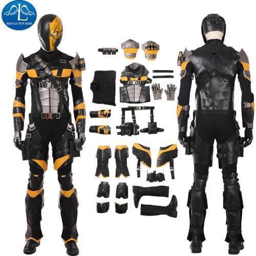 New Deathstroke Cosplay Costume Men Full Set Slade Joseph Wilson Cosplay Costume Halloween Costumes For Men Custom Made