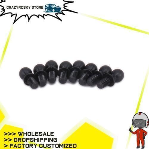 RCAWD 8PCS Ball Stud Set For Rc Hobby Model Car 1/18 Fs Racing Big Foot Monster Truck 736134 Ball Stud Hopup Parts