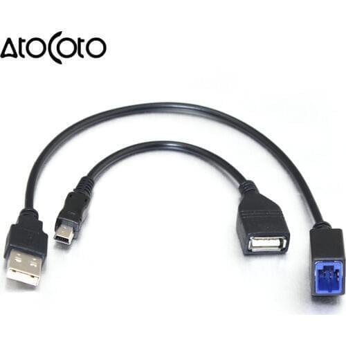 Original Plug to USB Adapter Connector for Nissan Teana Qashqai Car CD Radio Audio Media Retrofit Cable Wire