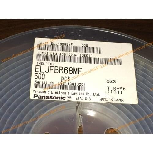 100PCS/LOTS ELJFBR68MF 1812-0.68UH R68 Power Inductors