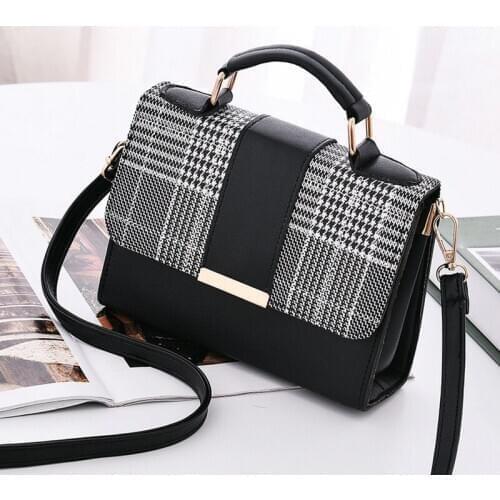 Women Fashion PU Leather Shoulder Small Flap Crossbody Handbags Top Handle Messenger Bags High Quality Luxury Ladies Hand Bag