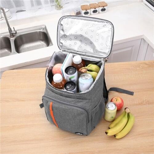 18 / 20L Outdoor Camping Food Storage Backpack Oxford Waterproof Insulated Bags Picnic Accessory Warm Leak Cooler Bag Lunch Bag