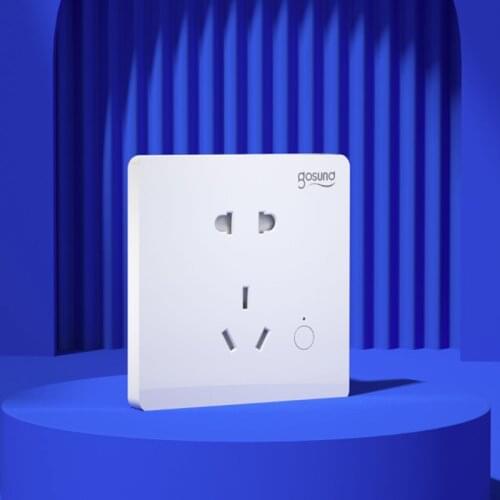 Youpin Gosund Smart Wi-Fi Wall Socket CO1-M 2500W MAX One-button Anti-touch socket voice control remote control timing switch