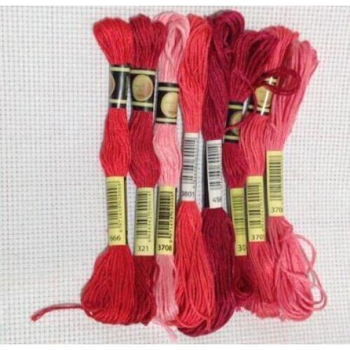 Cross Stitch thread The Unique Style 8 Cross Stitch Cotton Embroidery Thread Floss Sewing Skeins Craft Dofferent Gradient