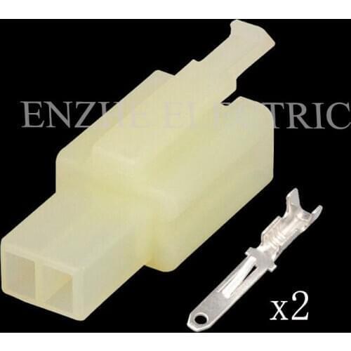 200set 6030-298 car female wire 2 pin connector Plugs socket Fuse box Wire harness Soft Jacket include terminal DJ7021A-2.8-11