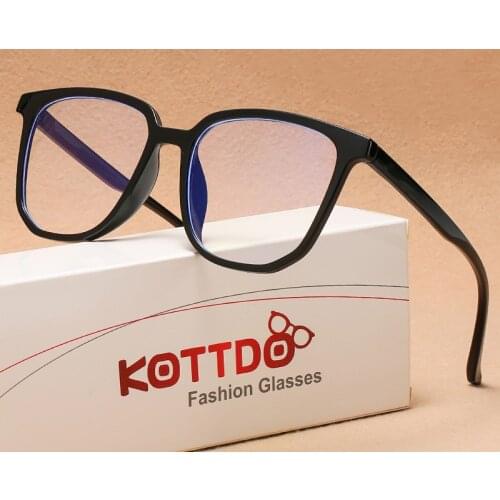 2021 New Square Women Eyeglasses Clear Fashion Anti-Blue Light Optical Glasses Frame Transparent Men Computer Eye Glasses