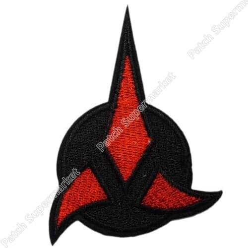 3" Next Generation Klingon Uniform TV Movie Embroidered IRON ON and SEW ON Cool Patch Badge Stickers