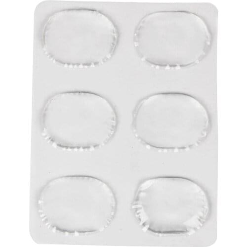 6Pcs Drum Accessory Drum Mute Silencer Pads Silicone for Rock Band Drum Part