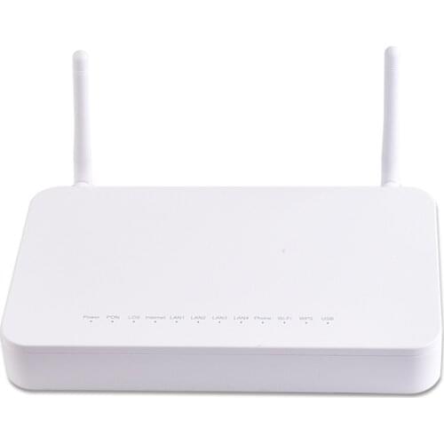 6pcs/lot With antenna F660 V5.2 onu gpon 1 port ge 1GE+3FE+1Port+WIFI ont GPON ONU V5.2