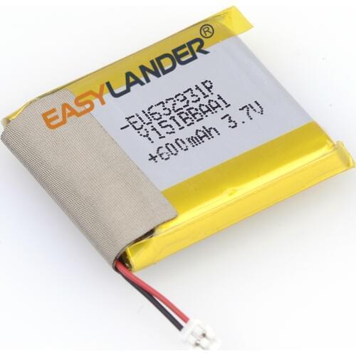 Easylander Replacement 632931 3.7V 600mAh Li-polymer Battery For Childrens smart watch mp3 mp4 gps EU632931P