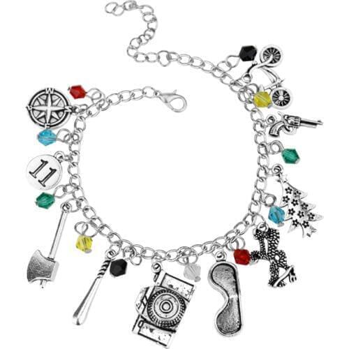 Stranger Things Bracelets Charm Pendants Bangles Wristband Female Accessories Bracelets for Women