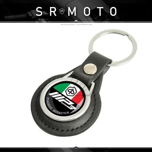 Motorcycle Keychain Key Ring Case for Piaggio MP3 Scooter