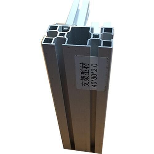 Hot Sale 40x80 Silver Led Screen Display Frame 80x40x2.0x6000mm Aluminum Profile