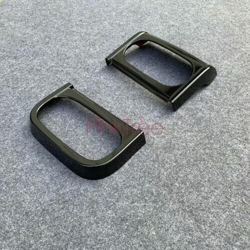 For Mitsubishi Delica 2020 ABS Chrome Water Cup Holder Cover Trim Water Frame Car Interior Accessories