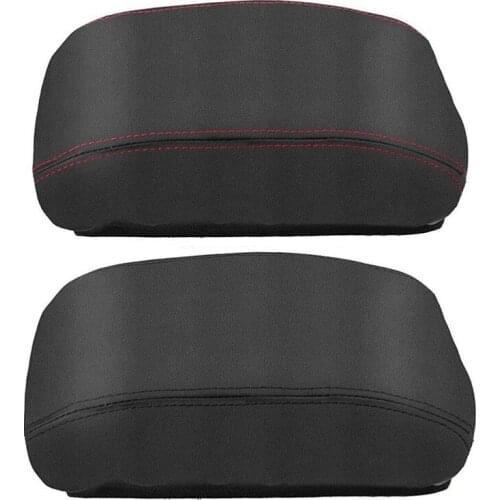 Car Leather Armrest Box Cover Center Console Arm Rest Covers for Honda/Civic 8Th Gen 2006-2011