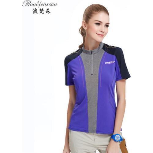 Fashion women Quick drying t-shirt Sports stitching tops Fitness Running T-shirts Bodybuilding T-shirts female Hiking tops 8852B