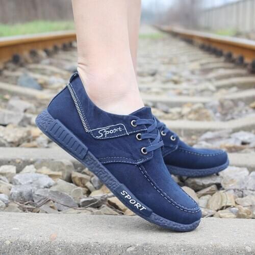 2021 spring and autumn canvas shoes mens trend fashion all-match low-top cloth shoes deodorant soft sole lace-up casual shoes
