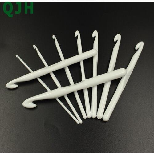 QJH Brand 9PCS knitting needles set set Weave Yarn Knitting Crochet Hooks DIY Craft Tools For Mom knitting needles accessories