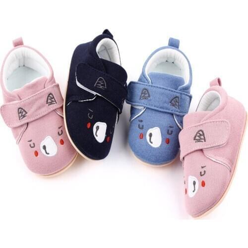 New Baby Soft Shoes Lovely Cartoon Infants Casual Shoes Soft Soled Newborn Girls Boys First Walkers