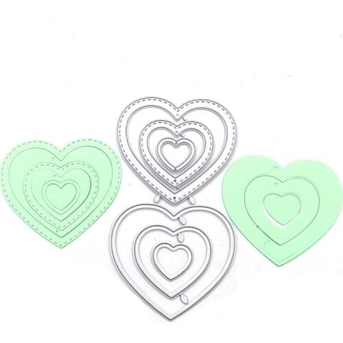 Julyarts Heart New Cutting Dies Mold For DIY Scrapbooking Decorative Cardmaking Album Engraving Making Card Scrapbooking Paper