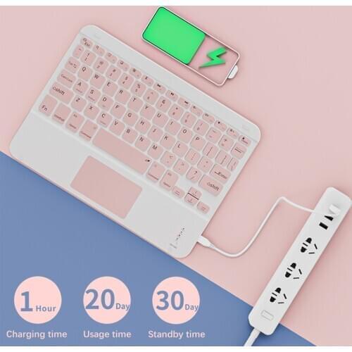 New Magic Bluetooth Keyboard With TouchPad Tablet Case For Apple ipad Air pro 10.5 10.2 2019/2020 Generation Cloth Leather Case