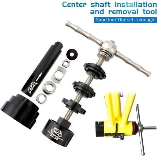 Mountain Bike Road Fixes Gear Bicycle Axle Cente Press-In Shaft Static Installation Disassembly Tool Suit BB86/30/92/PF30