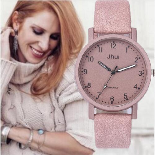 Simple Retro Women Watches Laides Casual Quartz Wrist Watch Multicolor Leather Band Watch Female Clock reloj mujer luxury