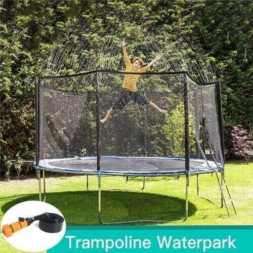 Trampoline Sprinkler PE High Pressure Atomizing Cooling Pipe Multifunctional Water Cooling Pipe Trampoline Children Sprinkler Pl