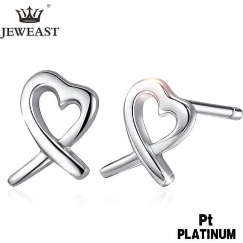 ADZ Pt950 Pure Gold Earring Real Platinum Solid Gold Earrings Shiny Star Upscale Trendy Classic Fine Jewelry Hot Sell New 2020