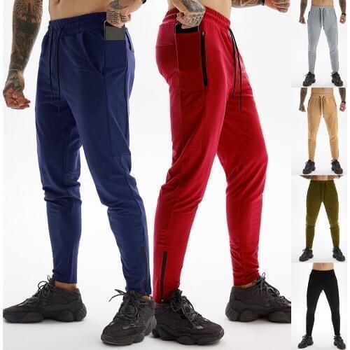 Fitness Jogging Pants Men Running Sport PantsTraining Bodybuilding Workout Trousers Casual Joggers Gym Sweatpants Track Pants