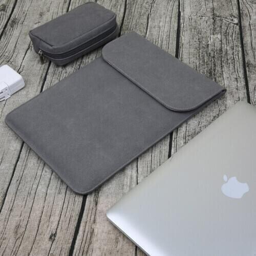 2020 new Scrub Laptop Bag For Macbook Air 13 2019 Pro Retina 11 12 14 15 Case For Xiaomi 13.3 15.6 Sleeve Notebook fashion Cover