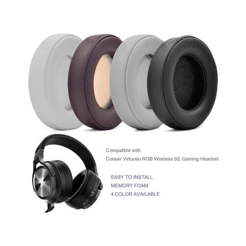 New Replacement Earpads Earphone Earmuff Ear Pads for Corsair Virtuoso RGB Headphones