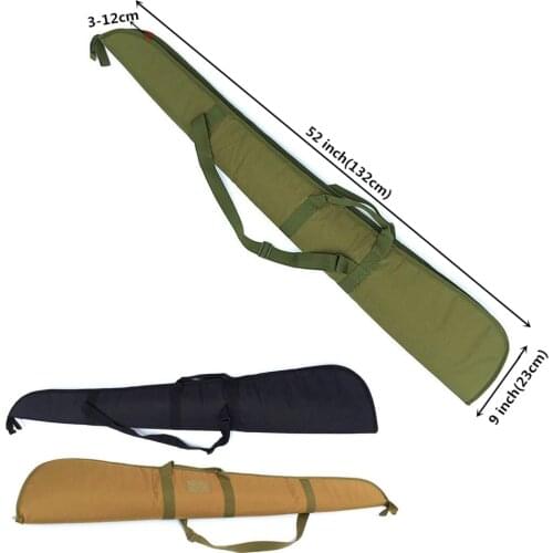 Tactical 51.96'' Rifle Case Shoulder Heavy Gun Carry Pouch Waterproof For Shooting Huntting Accessories