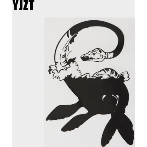 YJZT 12.5CM×18.4CM Personality Marine Monster Vinyl Car Sticker Decal 18A-0123