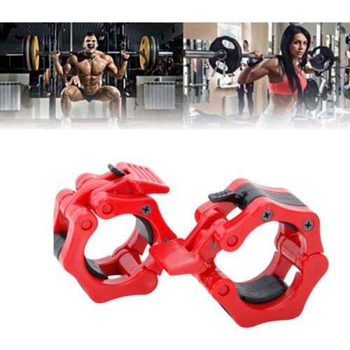 Weight Bar Clamps 1 Pair Gym Supplies Barbell Attachmen Weightlifting Tool Weight Lifting Clamp Dumbbell Lock Clamps