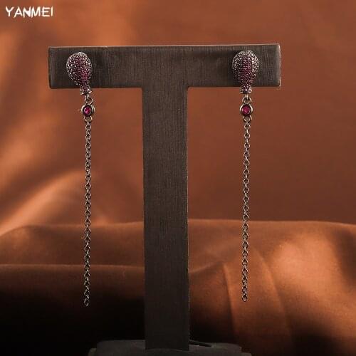 Balloon Long Chain Earrings for Women Tassels Luxury High-end Design Jewelry Elegant Travel Accessories Wedding Dangle Earrings