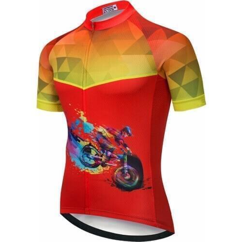 2020 summer color cycling wear quick-drying breathable mountain road bike short-sleeved cycling mens custom cycling equip