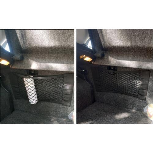 40cm * 25CM car-mounted luggage rack pocket sticker luggage storage bag Car accessories trunk storage mesh tension rope