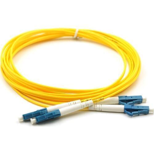 5PCS/bag LC UPC 3M Single mode duplex fiber optic patch cord LC 3M 2.0mm or 3.0mm FTTH fiber optic jumper cable free shipping