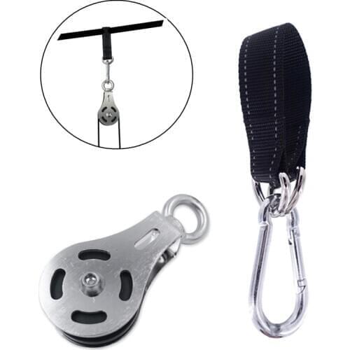 Bearing Pulley Home Gym Stainless Steel Accessories for Fitness Lifting Cable Machine Workout Mute M8 Single Wheel Loading