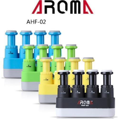 Aroma AHF-02 Finger Exerciser Hand Exercisers Trainer for Kids Junior Guitar Piano Ukulele Tension 2lb-3lbs 4 Colors Available