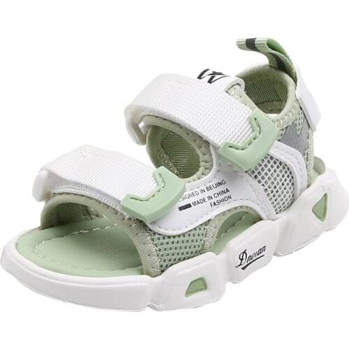 CMSOLO Sandals Shoes Toddlers Baby Girls Boys Summer New Fashion Hot Sale Kids Shoes Flat Heels Running Sports Children Sandals