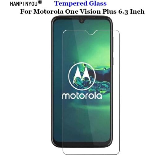 For Motorola One Vision Plus 6.3" Tempered Glass 9H 2.5D Premium Screen Protector Protection Film