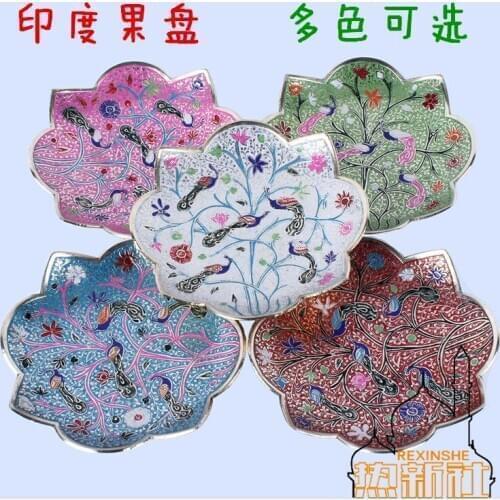 India imported 2015 hardcover candy dish fruit plate full hand carved ornaments hanging ornaments