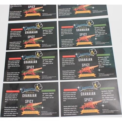 Customized custom logo label