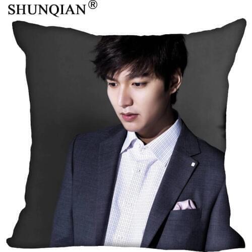Custom Pillowcase Lee Min Ho Square Zipper Pillow Cover 35X35,45X45,60X60cm(Two Sides) Print Your Pictures Pillow Cases