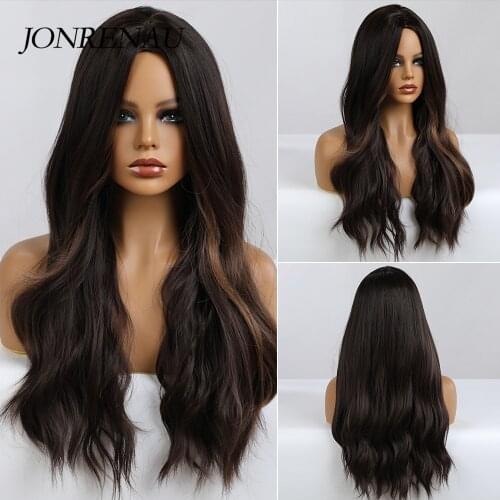 JONRENAU Black Wigs