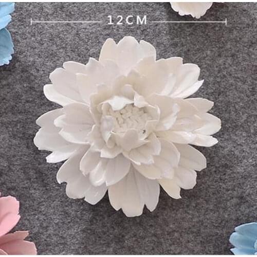 Ceramic peony and cherry blossoms, wall hanging crafts, creative home wall decoration, wedding gifts