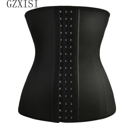 Latex waist trainer Slimming latex Belt cincher corset slimming modeling strap hot body shaper slimming latex corset