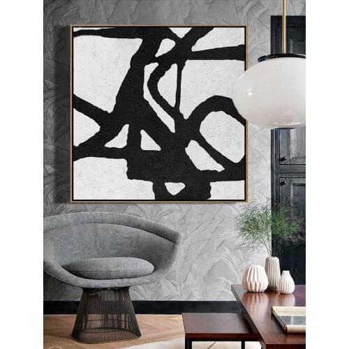 Best handmade Modern Art Painting On Canvas Geometric Painting Abstract Wall Art pciture Large Textured art Painting for bedroom